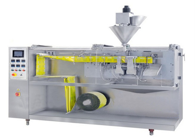 The front of horizontal packing machine for coffee powder Bag pouch