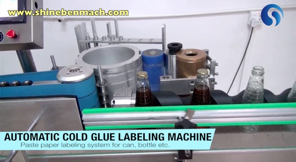 Details of the cold glue labeling machine