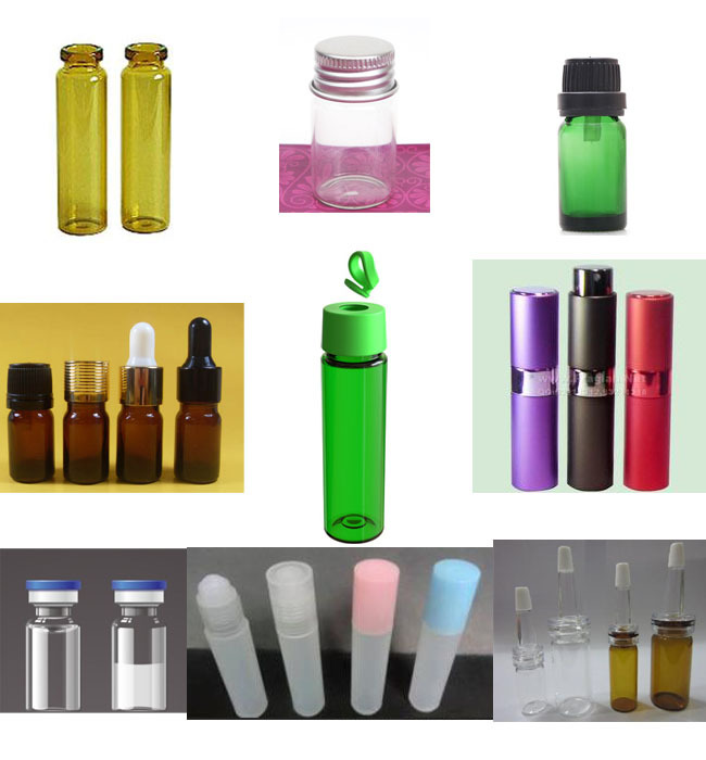 Small round bottles for automatic horizontal labeling machine