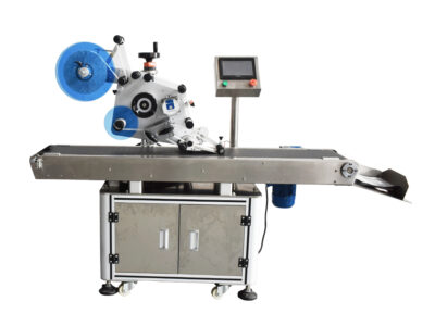 Automatic flat-surface labeling machine