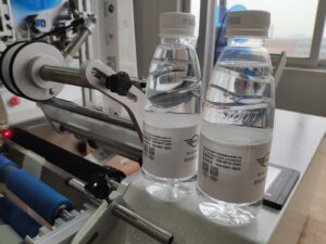 Wrap around labeling for water bottles